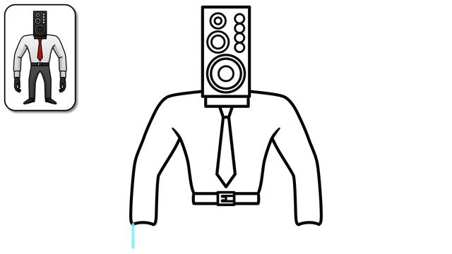 КАК НАРИСОВАТЬ БОЛЬШОГО СПИКЕРМЕНА из Скибиди Туалет смотреть онлайн