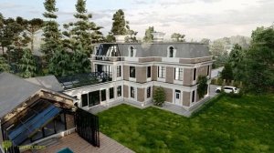 Особняк в классическом Английском стиле. 900 м2.