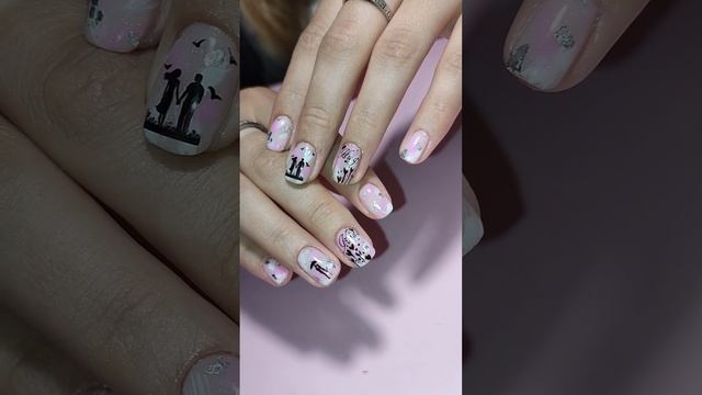романтический маникюр, очень нежный маникюр смотреть онлайн