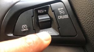 Chevrolet Trax - Cruise control button location