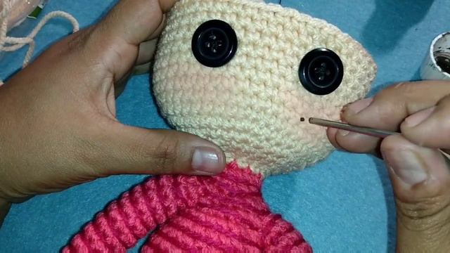 Coraline y la puerta secreta crochet amigurumi (parte 2 cuerpo y cabeza) смотреть онлайн
