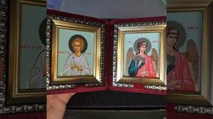 Подарок на крещение малышу?/именная икона и Ангел-Хранитель/очень красиво ?