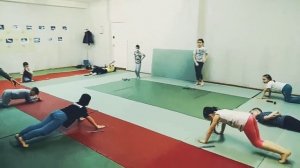 Тренировка детей 6-7 лет "Детское дзюдо"