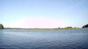 Замер скорости на аэролодке.