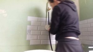 Дешевый вариант кухонного фартука своими руками