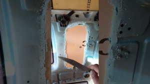 MAN TGA - вариант утепления кабины+ как очистить старый поролон с обшивки