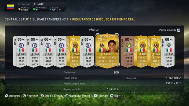 Fifa 15 Ultimate Team, Gameplay en PS4 - Armando la seleccion de Mexico смотреть онлайн