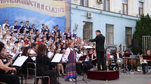 Ансамбли  Светлица и Академия в  Сводном хоре Крыма / Вместе весело шагать