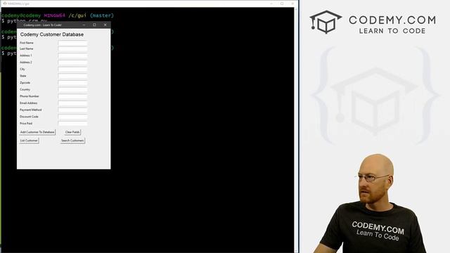 Lookup Customer By Last Name in CRM - Python Tkinter GUI Tutorial 33 смотреть онлайн