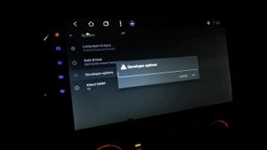 Password to access developer options, USB debugging and extra settings on Android head unit