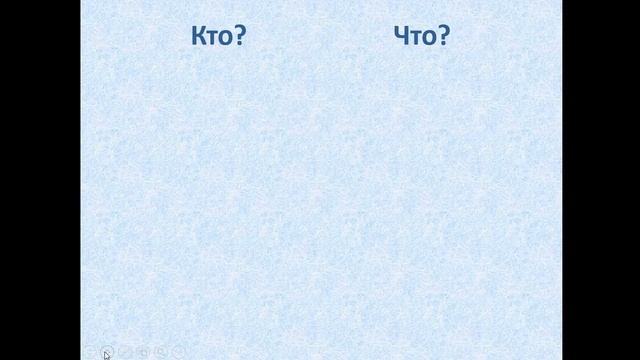 слова отвечающие на вопросы кто что смотреть онлайн