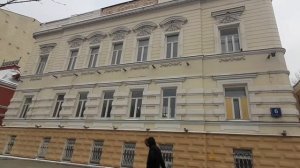 Прогулки по Москве.  Дом, где жил А. П. Чехов на Садовой-Кудринской 6.