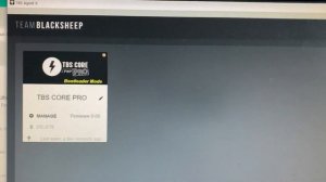 TBS Core Pro stucks in bootloader mode
