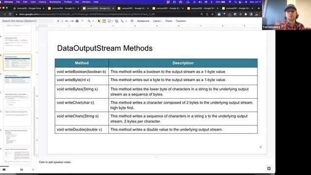 CSCI2120 - Lecture 20B: Unit3-IO - DataOutputStream смотреть онлайн