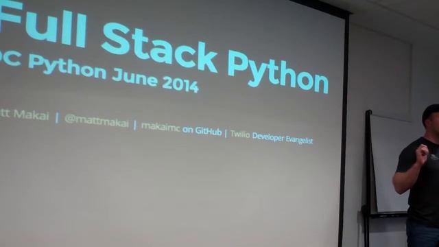 June 2014 Meetup - Lewis Berman: Python w/C & Matt Makai Full Stack Python