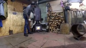 Супер печь для гаража 1 часть