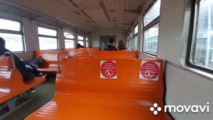 Ленинградское направление. Поездка на Электропоезде ЭТ2М от Левобережной до Ленинградского вокзала.