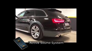 Audi A6 AR - Active Sound System - активный выхлоп AESS.RU