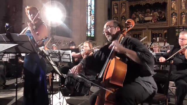 J. Brahms Double Concerto Op.102 Third mov. Evgenia Epshtein violin Eduardo del Río cello