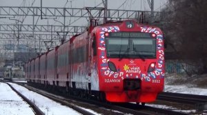 "ЭД4МКМ-АЭРО переехал на Павелягу!" Электропоезд ЭД4МКМ-АЭРО-0002 "Аэроэкспресс" (Visit Almary)