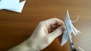 простая объемная снежинка из бумаги поделки на новый год