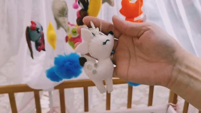 Мобиль в детскую кроватку своими руками ☺️ смотреть онлайн