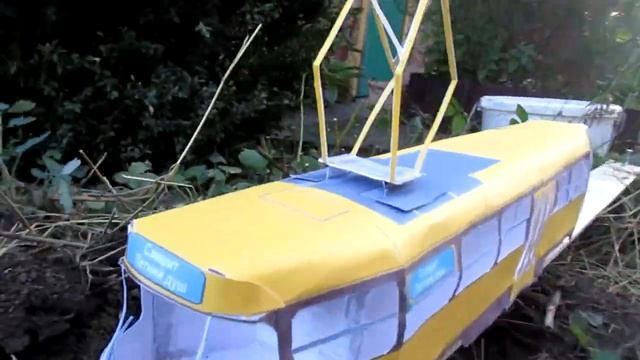 ОБЗОР Бумажного Трамвая Татра T3-Z смотреть онлайн