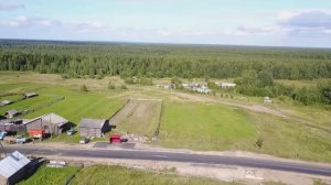 Старинное село Керчомья на берегу р.Вычегды в Республике Коми.Основано в 1646г(Часть II )