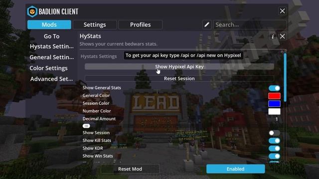 Hystats now on Badlion Client | Minecraft Mod смотреть онлайн