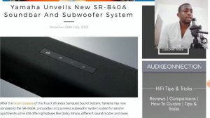 Yamaha Unveils SR-B40A bar & SR-B30A bar Soundbars to rival the Sonos Beam Gen 2