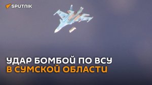 Истребитель сбросил ФАБ-3000 на скопление ВСУ в Сумской области