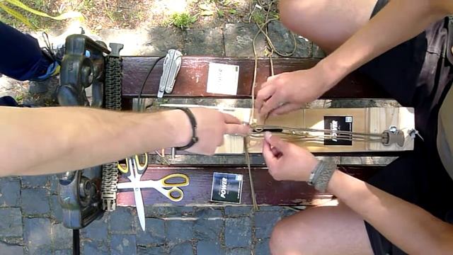 Как плести браслет "двойная кобра" из паракорда, инструкция от "POWER" Handmade products, часть 1.