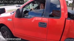 Сумасшедшие люди против Байкеров. #1