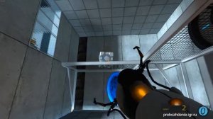Portal 1-13. Камера испытаний 13. Минимум порталов. Минимальное время. Минимум шагов. Прохождение