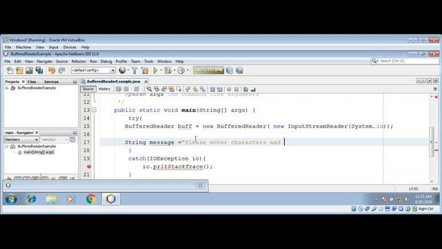 How To use BufferedReader to read characters from console смотреть онлайн