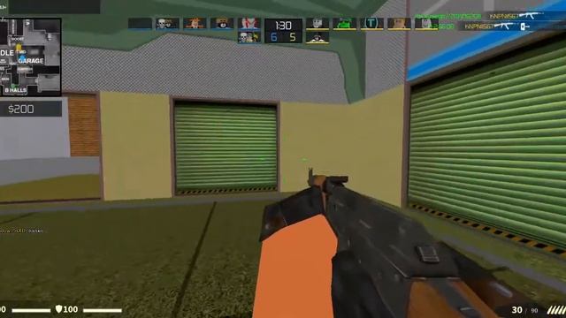 Играем в Roblox контр блокс с друзьями! смотреть онлайн