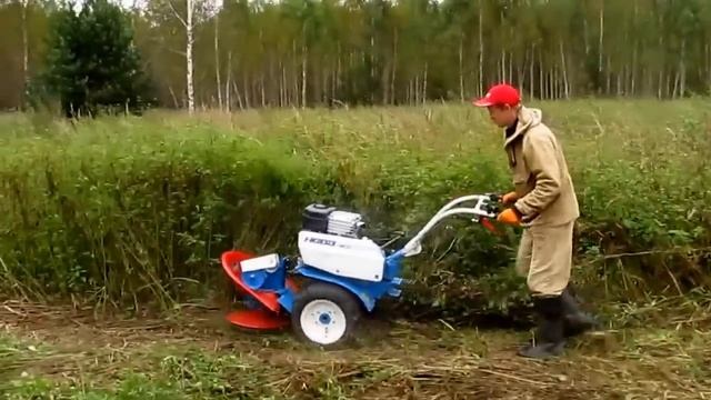 Роторная косилка КР-05 "Нева" смотреть онлайн