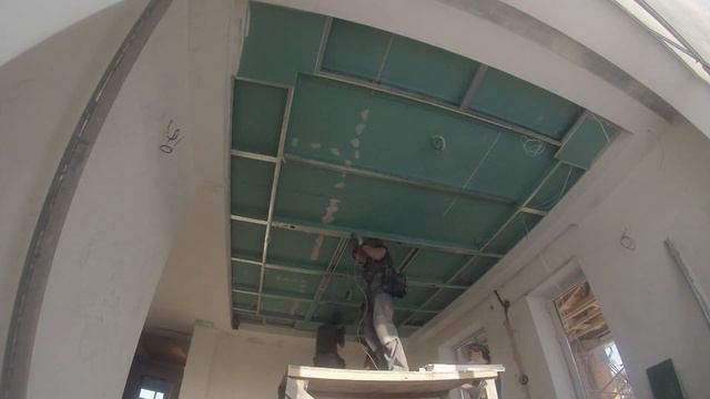 Кесcоны из гипсокартона. Монтаж занял 6,5 часов. смотреть онлайн