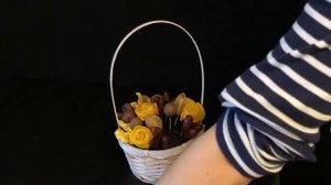 Корзина с сухофруктами. Мастеркласс.