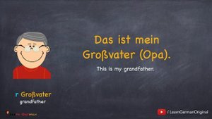 A1 - Lesson 25 | the family in German | die Familie | Meine Familie | Learn German