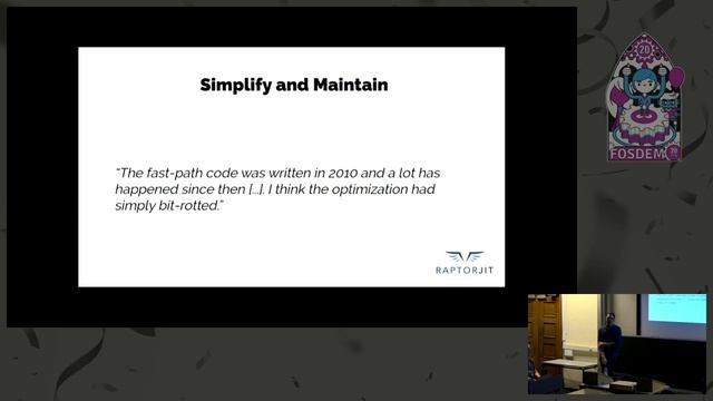 RaptorJIT: a fast, dynamic systems programming language Forking LuaJIT to target heavy-duty server