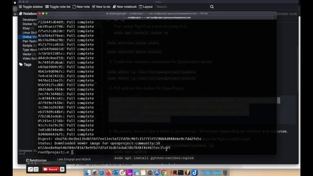 OpenProject installed with NginX, LetEncrypt, and Docker - A How to on Secure Reverse Proxying.