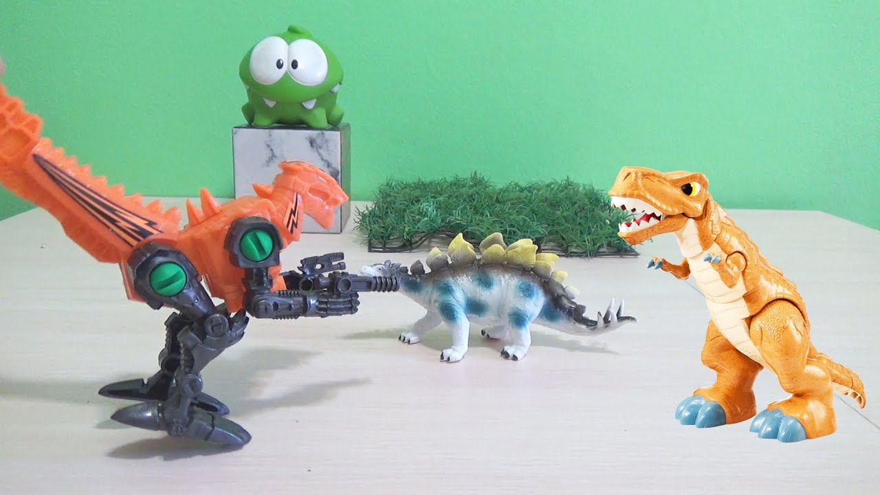 Динозавры игрушки динозавры Астроид.Веселые динозавры видео.fun dinosaur video