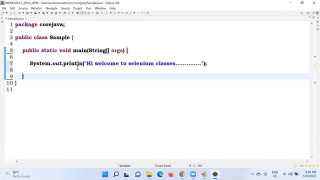 SELENIUM with JAVA tutorials || Demo - 3 || by Mr. Mahesh On 20-07-2022 @8PM IST