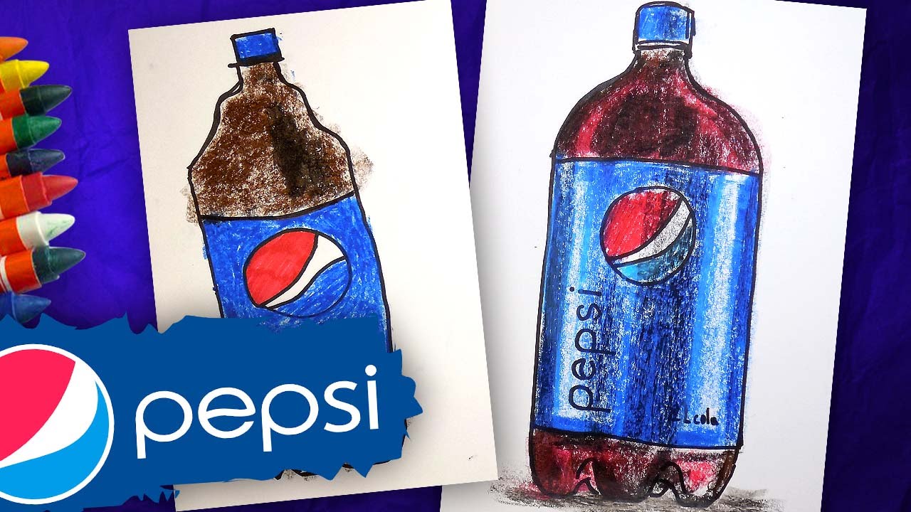 Как рисовать пепси - 90 фото