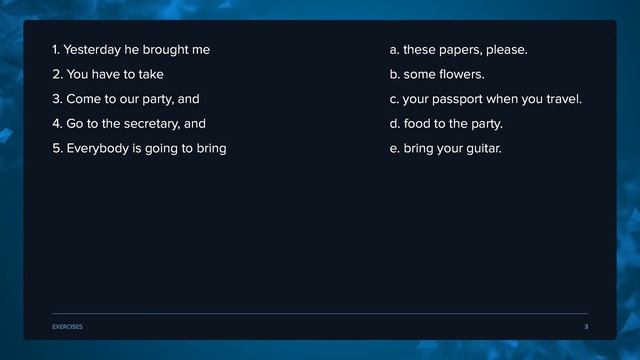 Изучение английских слов в контексте с примерами - глагол Bring смотреть онлайн