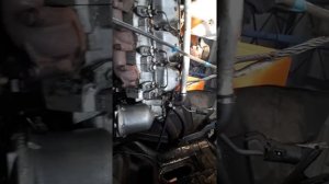 Снятие двигателя камаз