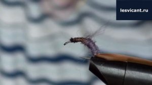 Мушка на хариуса бокоплав своими руками