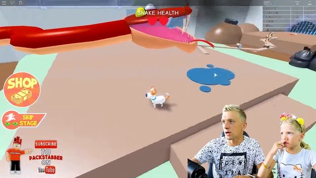 Приключения СОБАКИ МАКСА из Мультика Секретная Жизнь Домашних Животных в ROBLOX Милана и Папа FFGTV смотреть онлайн