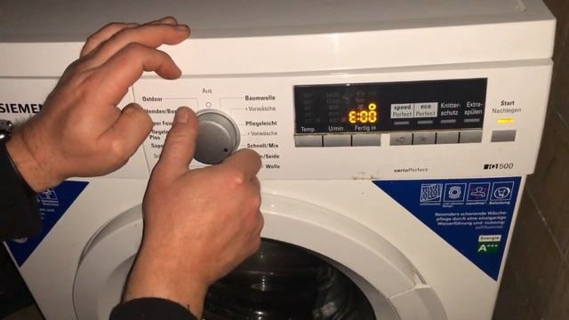 Fehlercodes auslesen Bosch/Siemens WM14.... IQ500 смотреть онлайн
